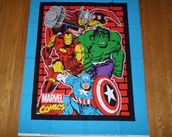 FABRIC PANEL Camelot Cottons ~ INVINCIBLE IRON MAN ~ by Marvel Comics 36" x 44" 