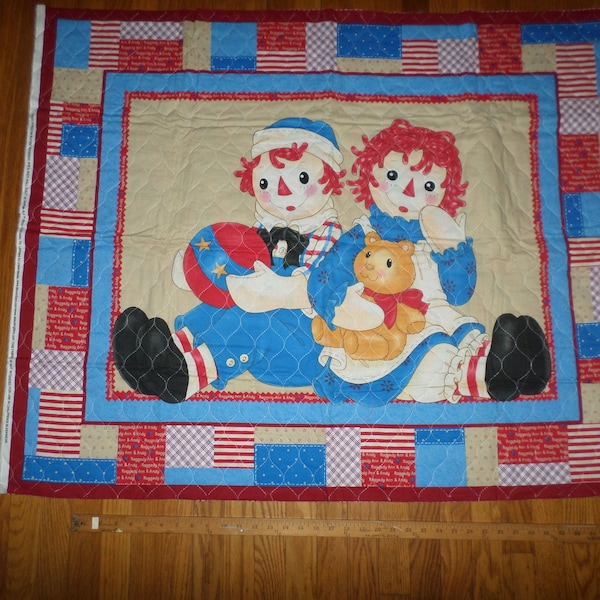 Raggedy Ann and Andy Fabric - Etsy