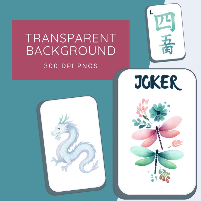 Transparent background, 300 DPI PNGs.