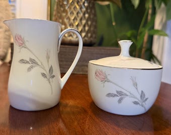 Juego de crema y azúcar Noritake China Rosemead
