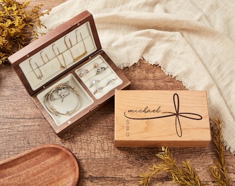 Joyero personalizado para primera comunión, joyero grabado, regalo de primera comunión, regalo religioso, regalo para niño, regalo de bautizo para niña.