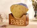 Personalized Hat Holder,Engraved Cap Stand,Father's Day Gift for Him,Baseball Cap Organizer for Dad,Hat Storage Box Best Dad Ever Gifts