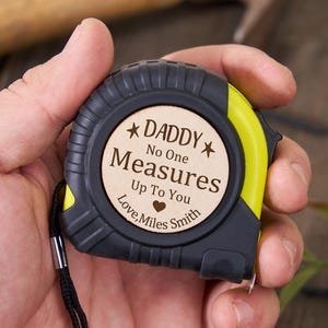 Engraved Tape Measure No One Measures Up,Personalized Father&#39;s Day Gift,Custom Gift for Grandpa,Dad Gifts,Gifts for Him,Husband Gift Ideas