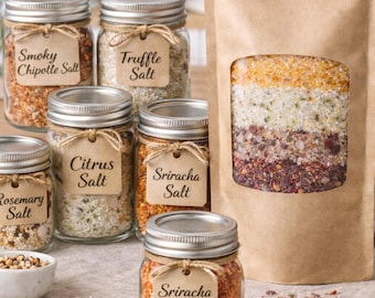 Flavored Salt Mixes- Red Wine, Lime, Citrus