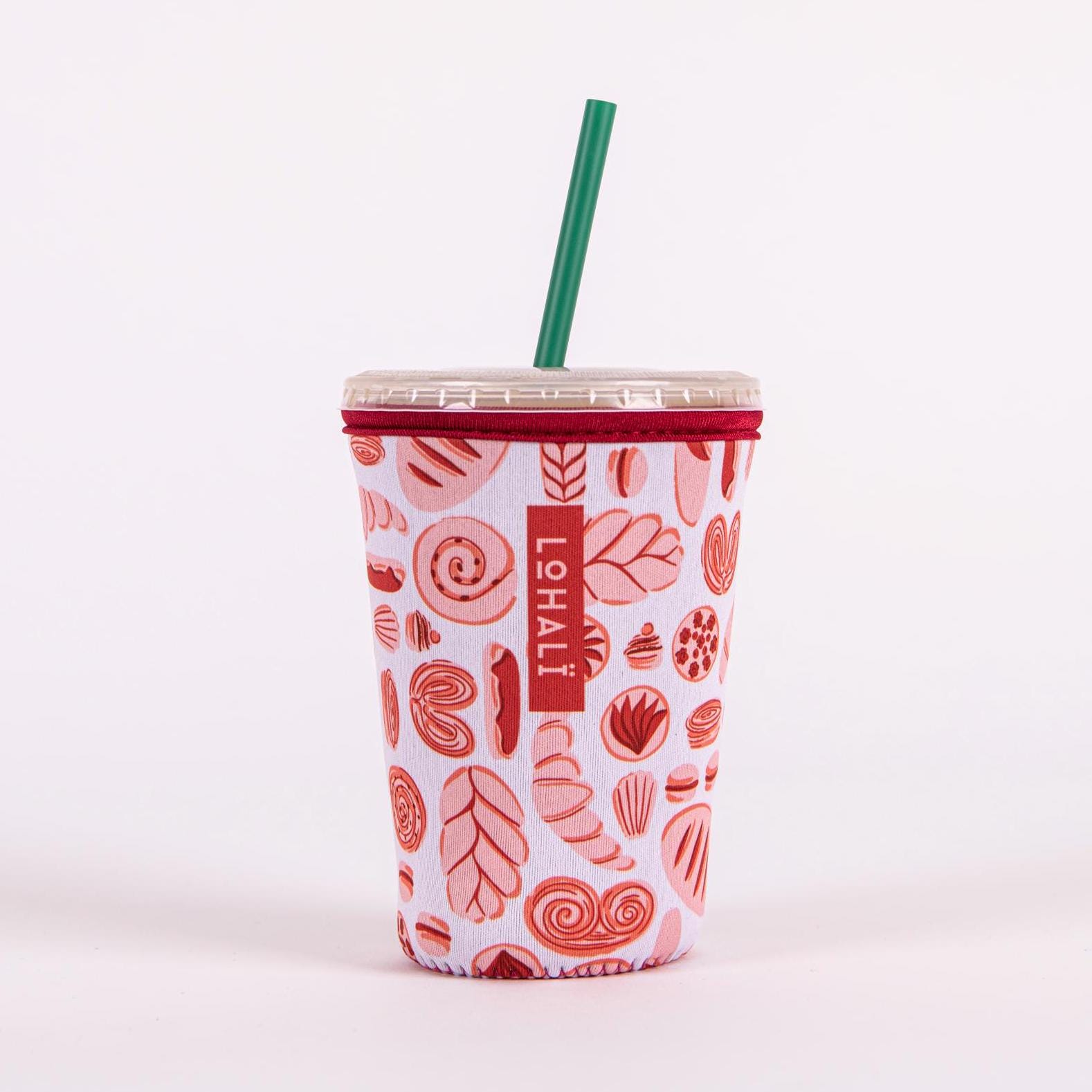 Pastry Iced Coffee Sleeve: Neoprene Drink Coozie