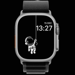 Astronaut Apple Watch Face: Trendy Digital Art (Digital Download)