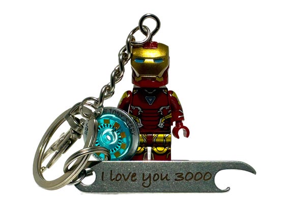 Marvel Super Lego Iron Man Keyring Iron Man Minifigure Keyring 