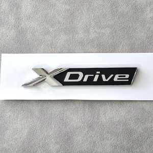 Xdrive Emblem Badge Rear Trunk Side Door Sticker Logo Car Accessories