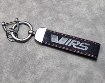 Vrs Keychain Leather Lanyard Keyring Logo Superb Octavia Kodiaq Gift For Men Birthday Christmas Car Accessories