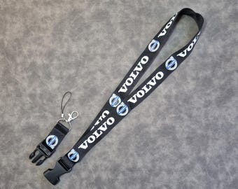Volvo Neck Lanyard Keychain Strap Logo Car Accessories Gift For Men Birthday Christmas