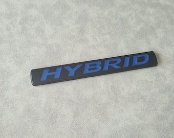 Hybrid Car Decal Sticker Black Rear Tailgate Emblem Badge Vehicle Accessory