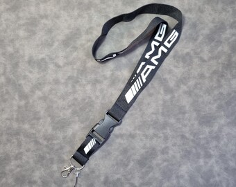 AMG ネックストラップ キーチェーン ストラップ ロゴ カーアクセサリー