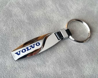 Volvo Keychain Logo Metal Keyring S60 S80 V70 Xc60 Xc90 Car Accessories Gift For Men Women Birthday Christmas