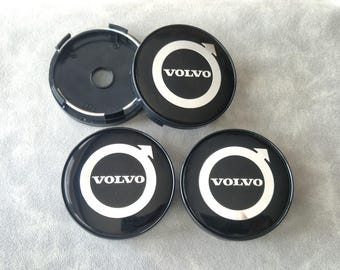 Volvo 60mm Wheel Hub Caps 4pcs Center Covers Car Accessories