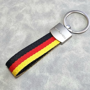 Amg Keychain Germany Flag Keyring Logo Mercedes Benz Gift For Men Women Birthday Christmas Car Accessories