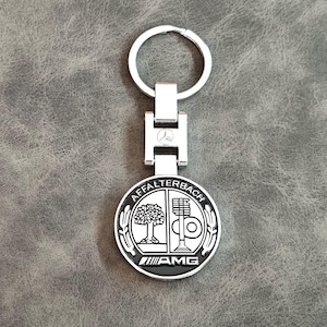 Mercedes Amg Keychain Logo Metal Affalterbach Keyring Car Accessories Gift For Men Women Birthday Christmas
