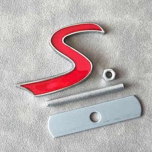 Cooper S Grille Badge Logo Front Grill Emblem Car Accessories