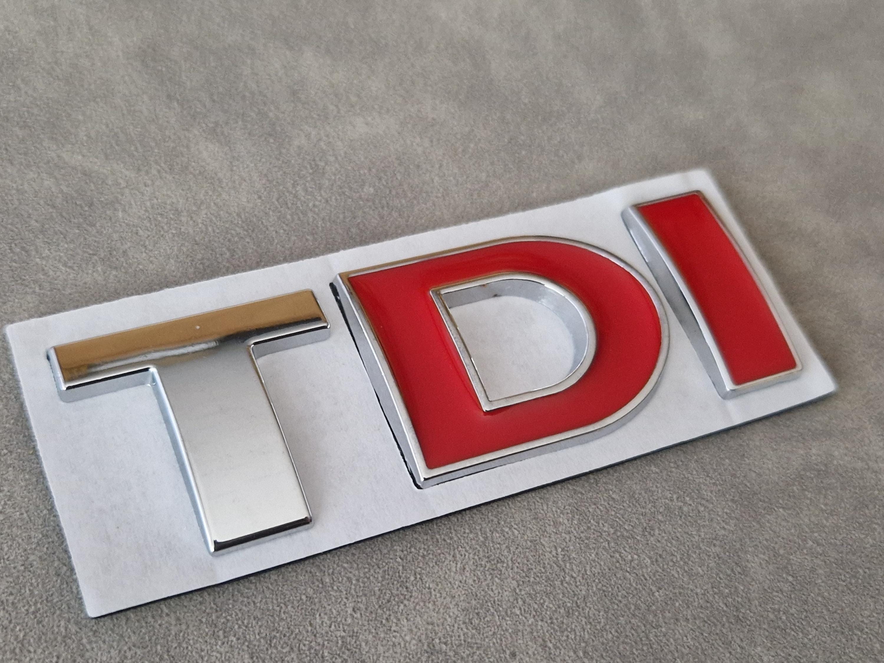 Tdi Emblem Sticker Rear Trunk Logo Badge Car Accessories - Etsy