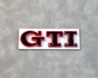 Gti Emblem Sticker Rear Trunk Logo Badge Mk7 Mk6 Mk8 Car Accessories