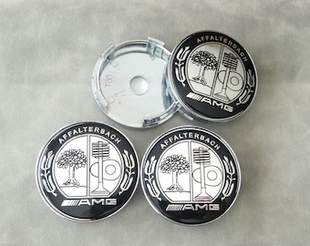 Amg Affalterbach 60mm Wheel Hub Caps 4pcs Center Covers Car Accessories