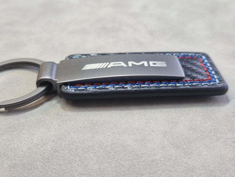 Amg Keychain Leather Keyring Logo Car Accessories Gift for Men Women ...