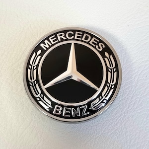 Mercedes Bonnet Badge Logo 57mm Front Hood Emblem Car Accessories