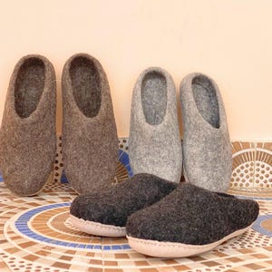 Wool Indoor Slippers| Best Selling Slippers| Handmade Felt Slipper for Adult | Choose your color