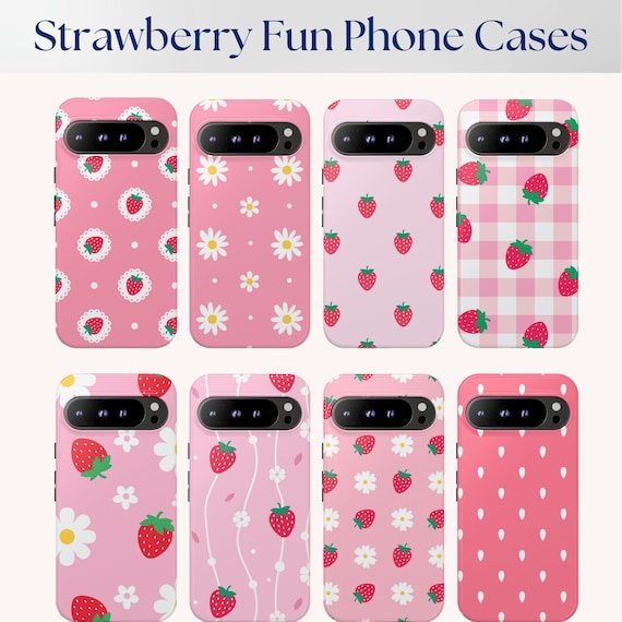 Pixel 9 Case Cute Pink Strawberry Phone Cases, Strawberries and Daisies Aesthetic Fruit Cases, Fruit Phone Case, Google Pixel iPhone Galaxy - Etsy Pixel 9 Case Cute Pink Strawberry Phone Cases, Strawberries and Daisies Aesthetic Fruit Cases, Fruit Phone Case, Google Pixel iPhone Galaxy - Etsy