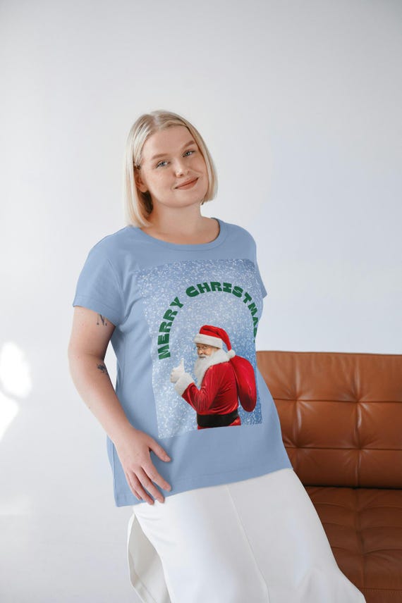Maglietta di Babbo Natale, maglietta di buon Natale, maglietta di