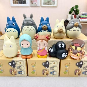 Hot Anime Totoro Cartoon Peripheral Blind Box Trendy Toy Figurine Office Desk Bedroom Bedside Table Decor Students Birthday Gifts
