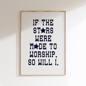 Minimalist Christian Wall Art, Navy Blue Christian Poster, Aesthetic Christian Poster Bible Decor Square Print | Digital Download