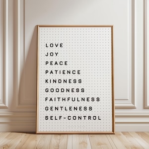 Christian wall art Galatians 5:22-23, Fruit of the Spirit Wall Art  Print, Bible Verse Wall Art, Scripture Wall Art | Digital Download