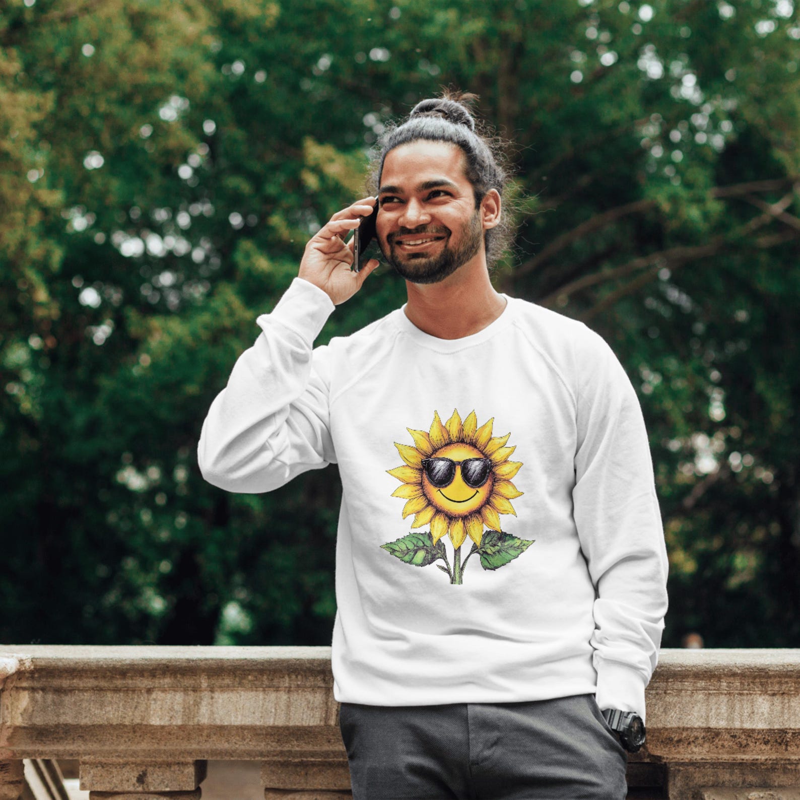 Sunflower Smiley Faces Digital Clipart,happyfaces,smileful Face