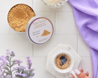 Palo Santo Powder, Aromatic Incense Blend for Meditation, Energy Clearing & Spiritual Cleansing
