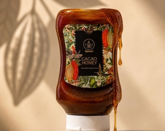 Pure Cacao Fruit Honey 500g | Arriba Nacional Ecuador | Raw Mucilage Nectar | No Sugar Added | Naturally Low Sugar | Not Bee's Honey