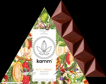 Artisan Dark Chocolate Bar, 85% Single-Origin Ecuador, Vegan Keto No Added Sugar, Award Winning, 7 Flavors, Gourmet Chocolate Gift