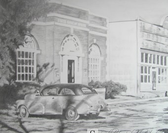 Custom Original Realistic Pencil Portrait Building Landscape Scenery Detailed Sketch Working from your Photos