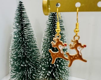 Rudolph Earrings