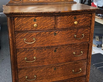 Antique Oak Dresser Etsy