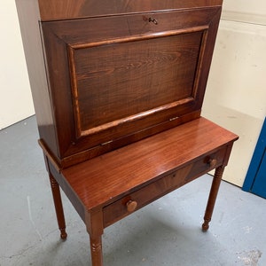 Antique 19th c. North Carolina Walnut plantation desk signed 36W21D11D30H59H Shipping is not free