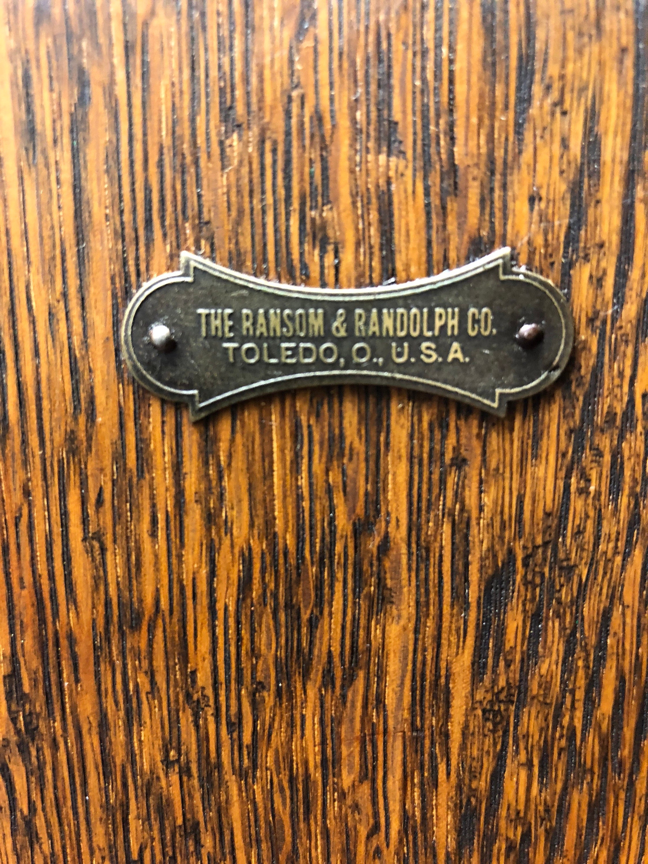 Dental Cabinet Model #65 Details about   Antique Oak Ransom & Randolph Co 