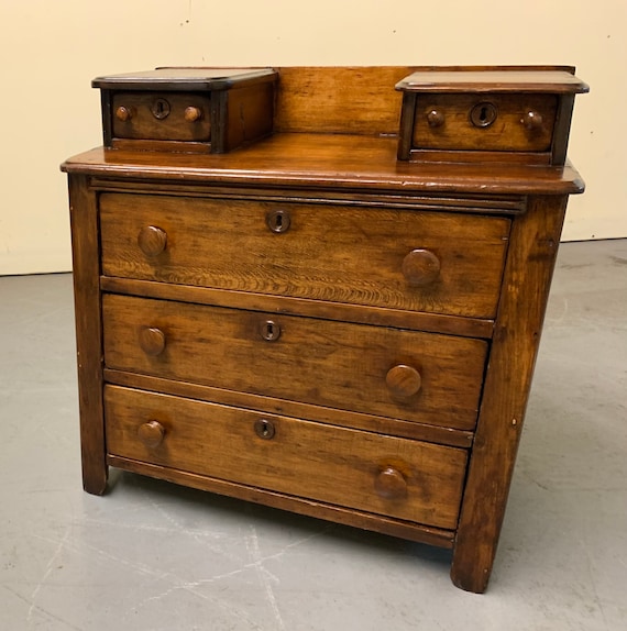 Antique 1860 PA Diminutive Victorian Dresser Two Glove Box Drawers 23w13.5d23.5h Shipping is Not Free - Etsy Israel Antique 1860 PA Diminutive Victorian Dresser Two Glove Box Drawers 23w13.5d23.5h Shipping is Not Free - Etsy Israel