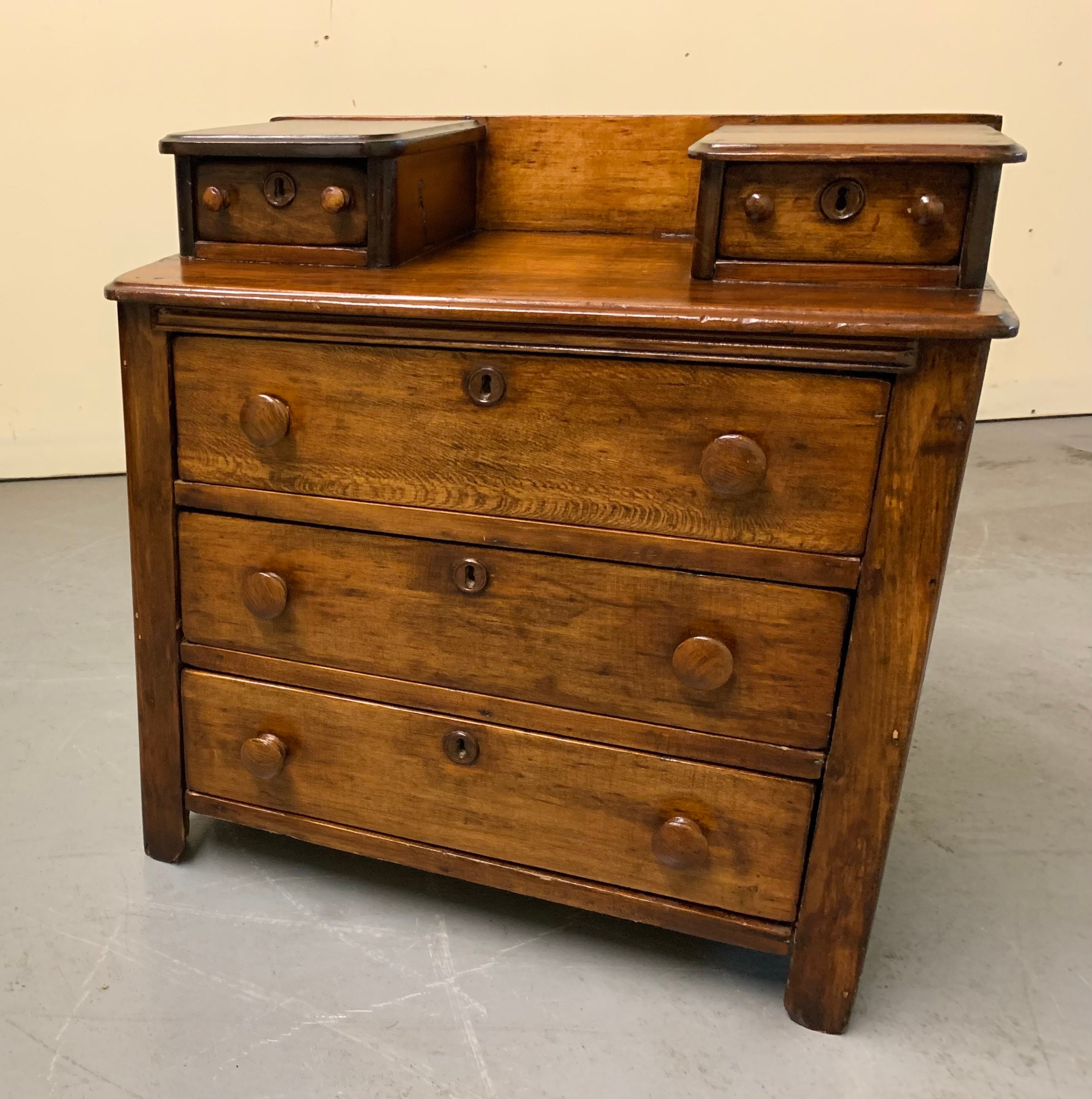 Antique 1860 PA Diminutive Victorian Dresser Two Glove Box Drawers 23w13.5d23.5h Shipping is Not Free Etsy