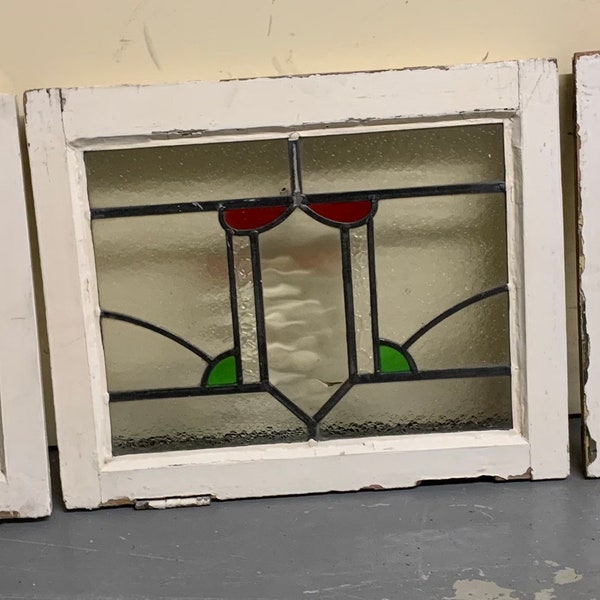 Old Antique Stained Glass Windows Etsy