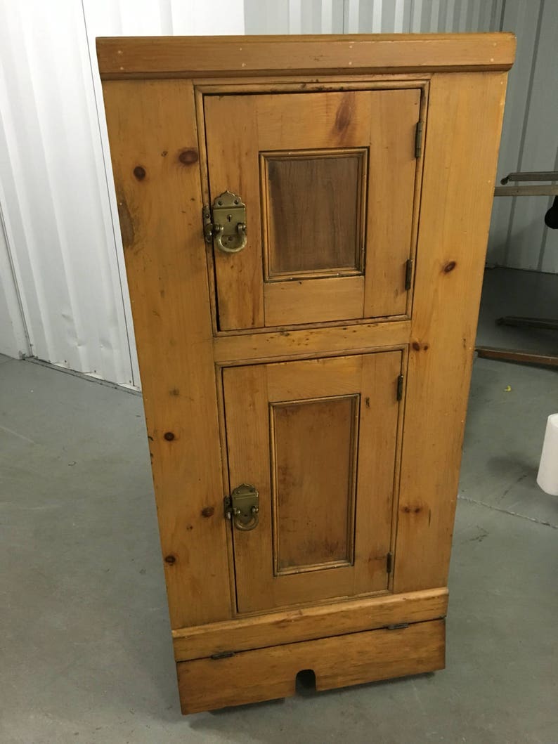 Rare Antique Pine Eddy Refrigerator Ice Chest Boston Etsy