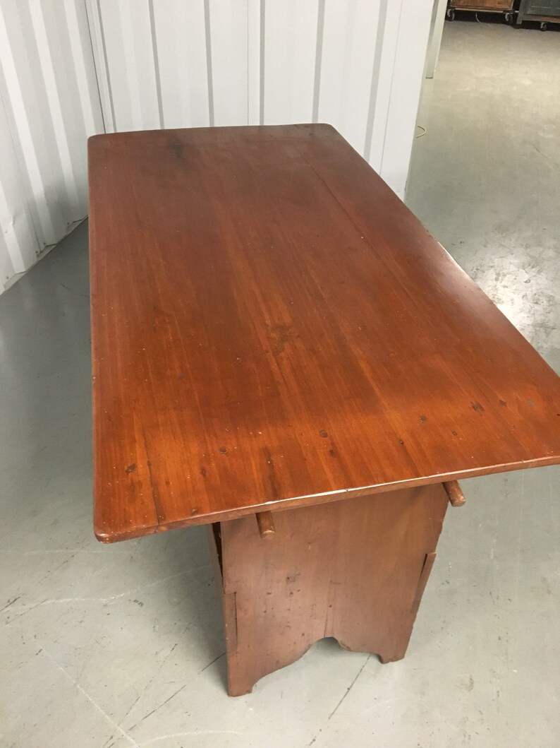 Antique Pine Hutch Table Bench Seat 17h30.5h16d29.5d57w Etsy