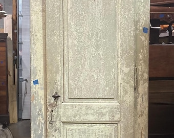 Primitive monumental Texas chimney cupboard 19x33x107 Shipping is not free