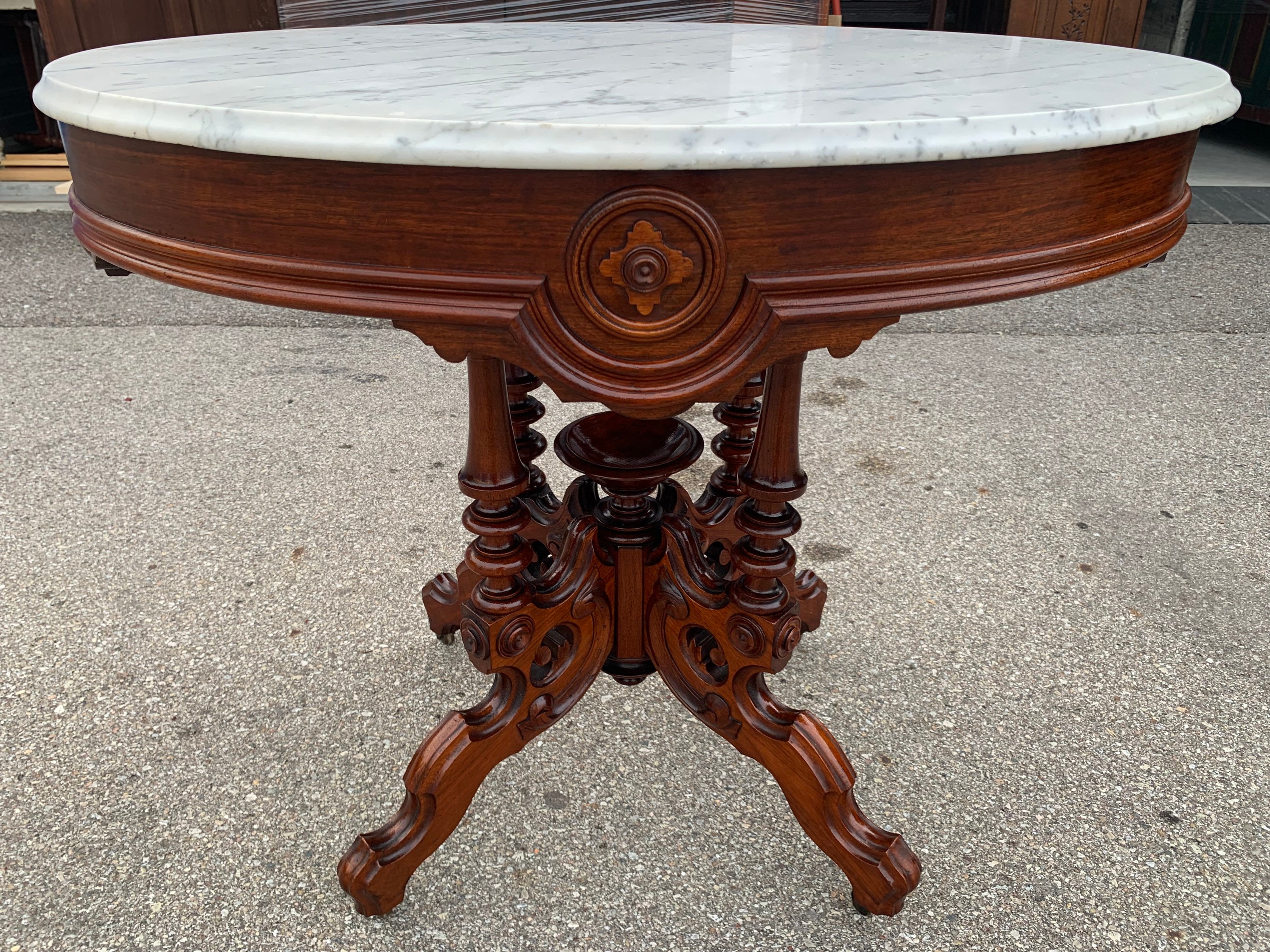 Antique marble top table victorian discount