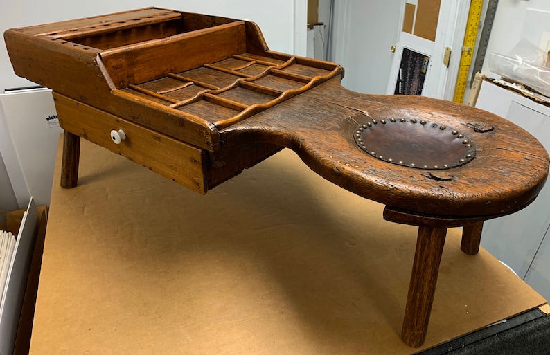 Primitive New York Cobblers Bench With Tools 51w20d13h16.5h Etsy