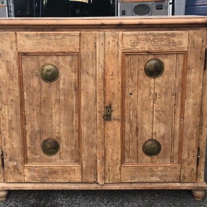Antique American country pine pie safe food cupboard 47h55w18d Shipping is not free
